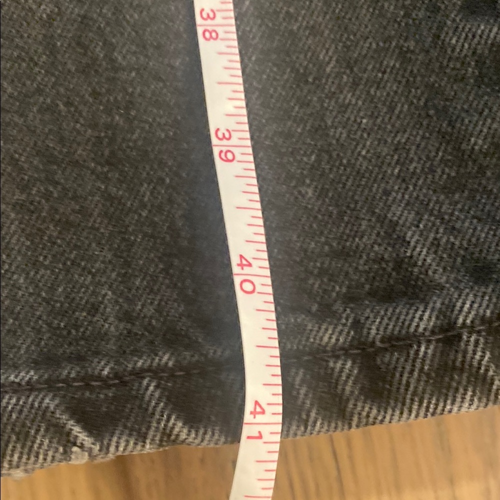 Levi's 505 Regular Fit Straight Leg Jeans in Charcoal Gray - Picture 5 of 6
